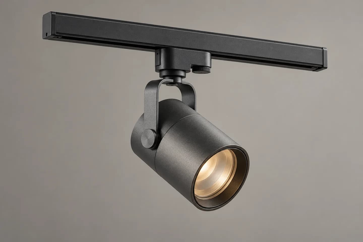 LED Track Spotlight illustrative product concept, not a real model